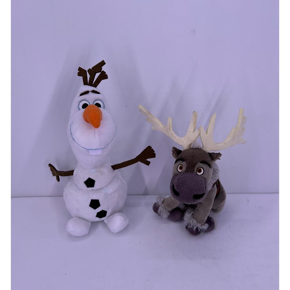 Disney Frozen Olaf and Sven the Raindeer Plushies
